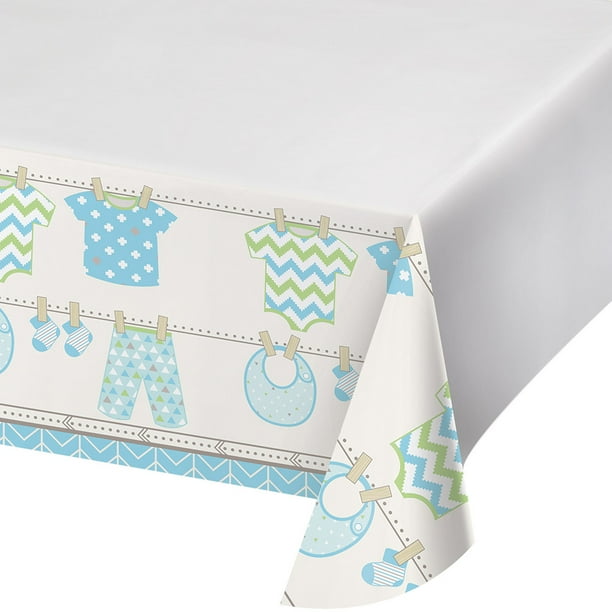 Bundle Of Joy Boy Table Cover 48"x 88" Blue Baby Shower Party Tableware Supplies Bundle Of Joy Boy Table Cover 48"x 88" Blue Baby Shower Party Tableware Supplies